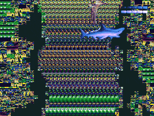 time-series 4/4
Deeper into the folds of time (what I call zones) things begin to decohere and you might find yourself lost. However, there are points where you can focus to find your way.
A structure of sense and memory. Think about it: you’re already in one. The computer is made of memory addresses. The internet is made of hyperlinks.
Could this .gif be bringing you closer to whatever is calling you?